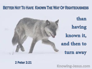 2 Peter 2:21
